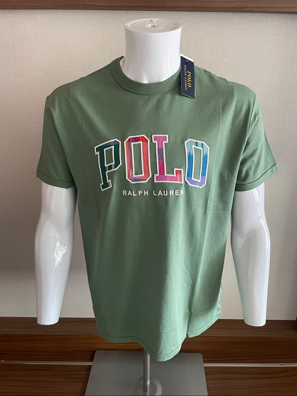 Polo by Ralph Lauren Green Graphic Logo Tee - Picture 3 of 6